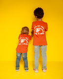 My World Kids SS T-Shirt - Orange