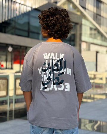 Be Boss Boys Oversized SS T-Shirt - Grey