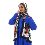 Kaf Women scarf - Multicolor -Chiffon