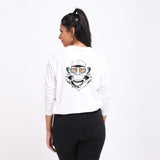Monkey Women LS T-Shirt - White