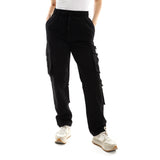 Basic Unisex Cargo Pants - Black