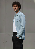 Unisex Jeans Shirts - Light Blue