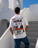 Koshary Men Oversized SS T-Shirt - Off White