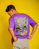 DT Sun Unisex Oversized SS T-Shirt - Purple