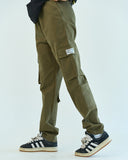 Basic Unisex Cargo Pants - Dark Olive