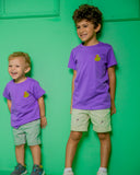 DT Sun Kids SS T-Shirt -Purple