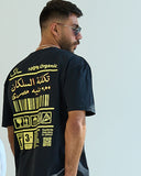 Salek Unisex Oversized SS T-Shirt - Black