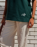 El Arabi Asli Women Oversized SS T-Shirt - Green
