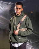 Cut Loose Unisex Oversized Hoodie - Olive