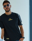Salek Unisex Oversized SS T-Shirt - Black