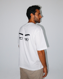 Ma3lesh Men Oversized SS T-Shirt - Off White
