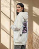 Khalsana Unisex Oversized Hoodie - Off White