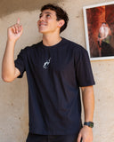 King Unisex Oversized SS T-Shirt - Black
