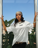 Ma3lesh Women Oversized SS T-Shirt - Off White