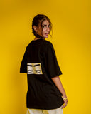 Ma3lesh Unisex Oversized T-Shirt - Black