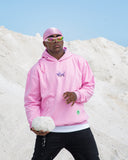 Basata Unisex Oversized Hoodie - Pink