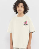 Happy News Boys Oversized SS T-Shirt - Off White