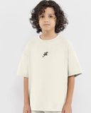 Revo Boys Oversized SS T-Shirt - Off White