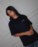 Gomhoreyet Masr Women Oversized SS T-Shirt - Black