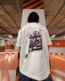 Khalsana Men Oversized SS T-Shirt - Off White