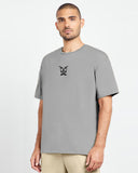 Toktok Men Oversized SS T-Shirt - Grey