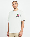 Happy News Men Oversized SS T-Shirt - Off White