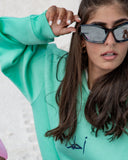 E7lam Unisex Oversized Hoodie - Mint Green