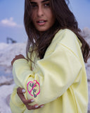 Shattbna Unisex Oversized Hoodie - Yellow