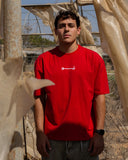 Raye2 Unisex Oversized SS T-Shirt - Red