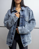 Women Denim  Jacket - Light Blue