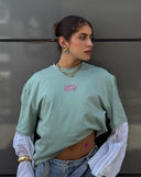 Right Women Oversized SS T-Shirt - Pistachio