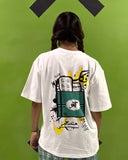 Revo Women Oversized SS T-Shirt - Off White