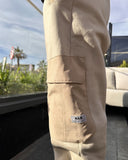 Pocket Unisex Sweatpant - Beige