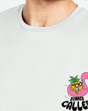 Happy News Men Oversized SS T-Shirt - Off White