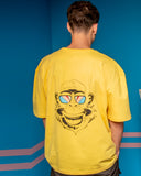 Monkey Unisex Oversized SS T-Shirt - Yellow