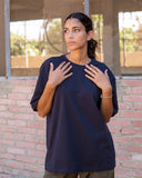 Basic Unisex Oversized T-Shirt - Black
