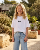 Ma3lesh Girls Oversized SS T-Shirt - Off White
