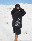 Enta Sah Unisex Oversized Hoodie - Black