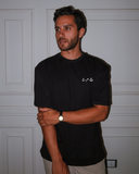Gomhoreyet Masr Men Oversized SS T-Shirt - Black