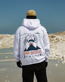 Abo el hol Unisex Oversized Hoodie - White