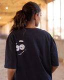Tmam Unisex Oversized SS T-Shirt - Black