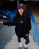 Watheq Unisex Oversized Hoodie - Black