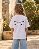 Ma3lesh Girls Oversized SS T-Shirt - Off White
