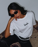 Khalsana Women Oversized SS T-Shirt - Off White