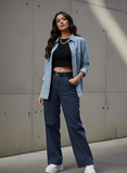 Unisex Jeans Shirts - Light Blue