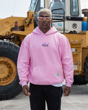 Basata Unisex Oversized Hoodie - Pink