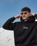 La Mobalah Unisex Oversized Hoodie - Black