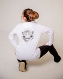 Monkey Women LS T-Shirt - White