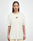 Revo Women Oversized SS T-Shirt - Off White