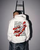 Palestine Unisex Oversized Hoodie - Off White